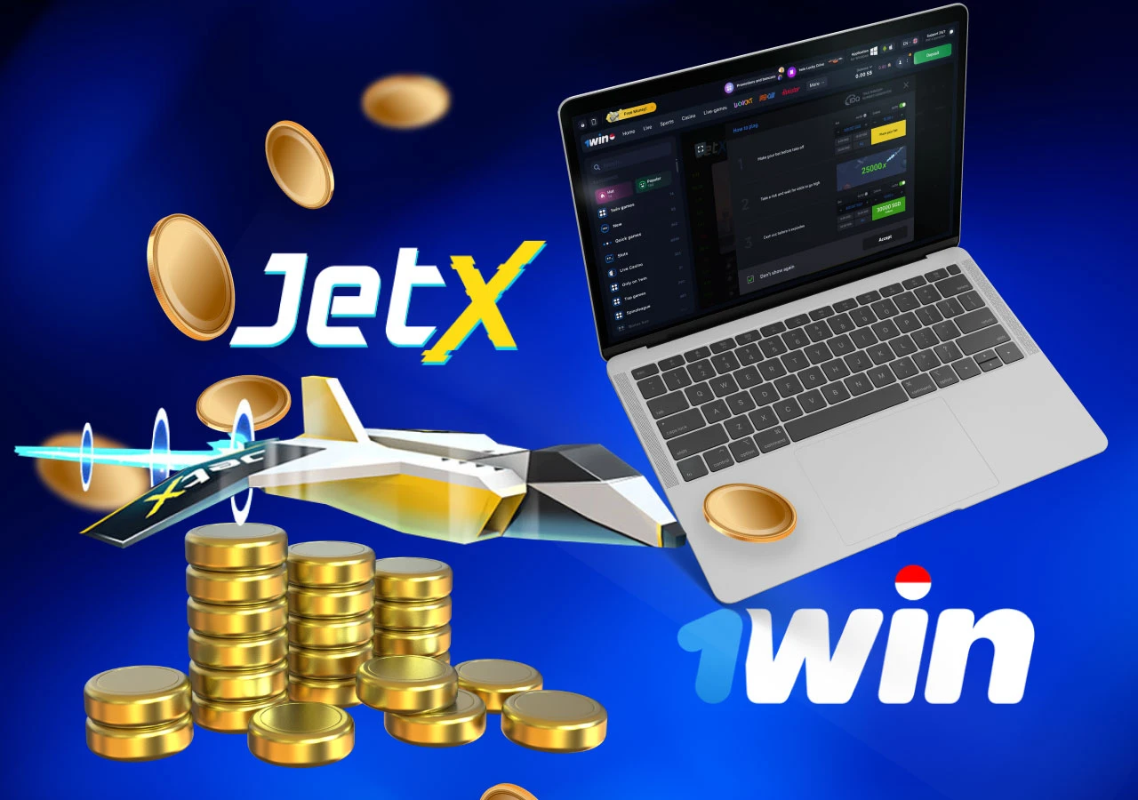 Description of the main components of the JetX game interface